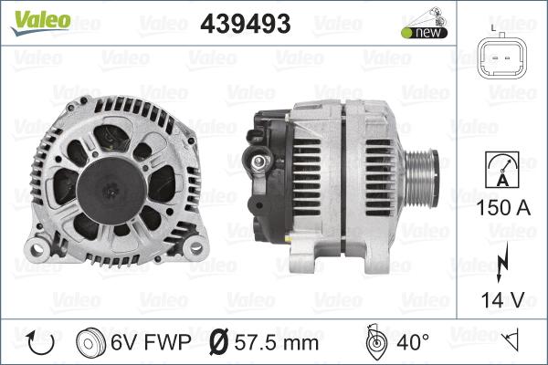 Valeo 439493 - Alternatore autozon.pro