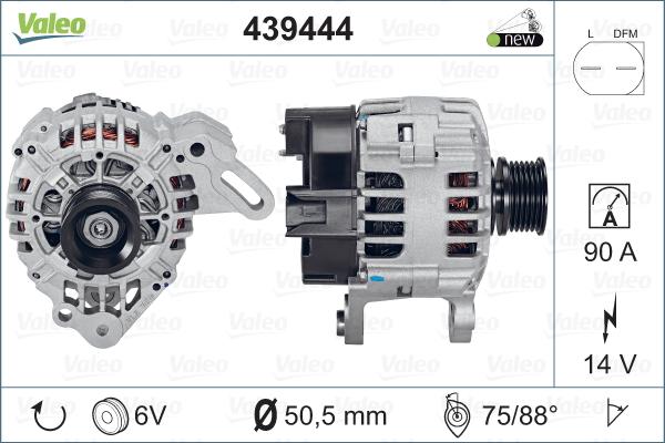 Valeo 439444 - Alternatore autozon.pro