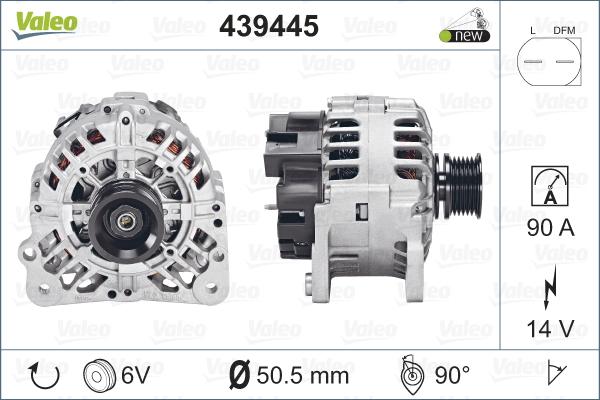 Valeo 439445 - Alternatore autozon.pro