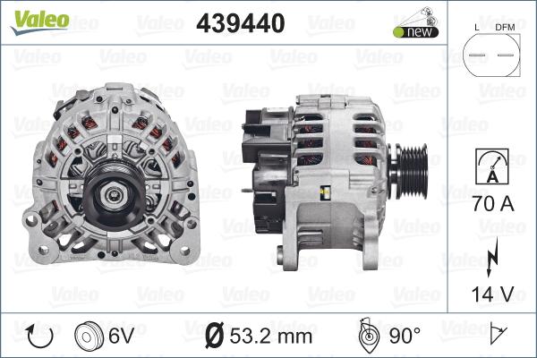 Valeo 439440 - Alternatore autozon.pro