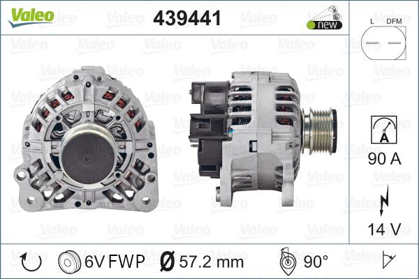 Valeo 439441 - Alternatore autozon.pro