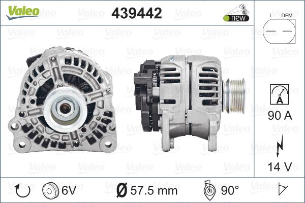 Valeo 439442 - Alternatore autozon.pro