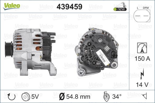 Valeo 439459 - Alternatore autozon.pro