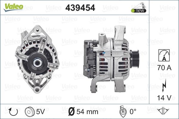 Valeo 439454 - Alternatore autozon.pro