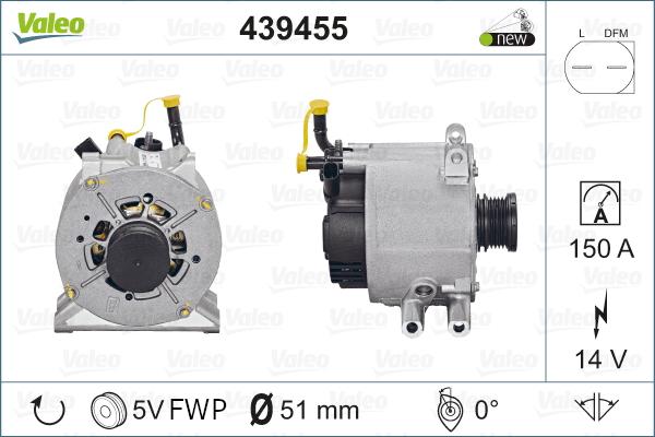 Valeo 439455 - Alternatore autozon.pro