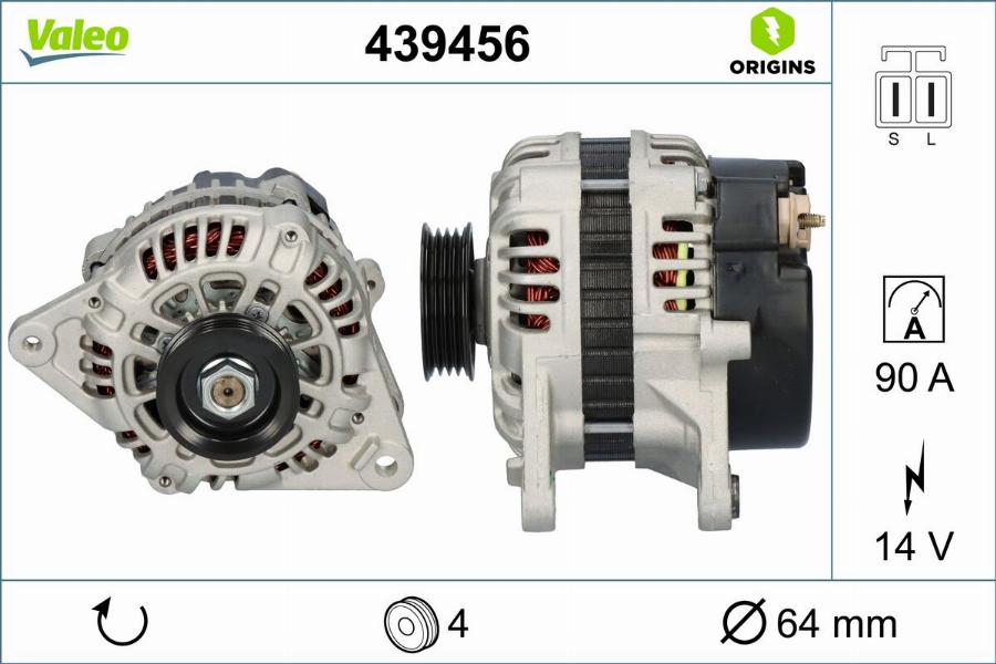 Valeo 439456 - Alternatore autozon.pro