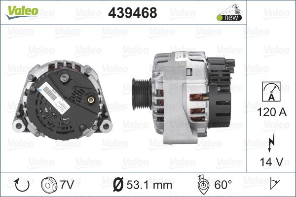 Valeo 439468 - Alternatore autozon.pro