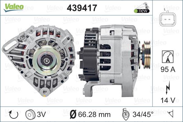 Valeo 439417 - Alternatore autozon.pro