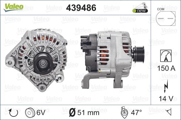 Valeo 439486 - Alternatore autozon.pro