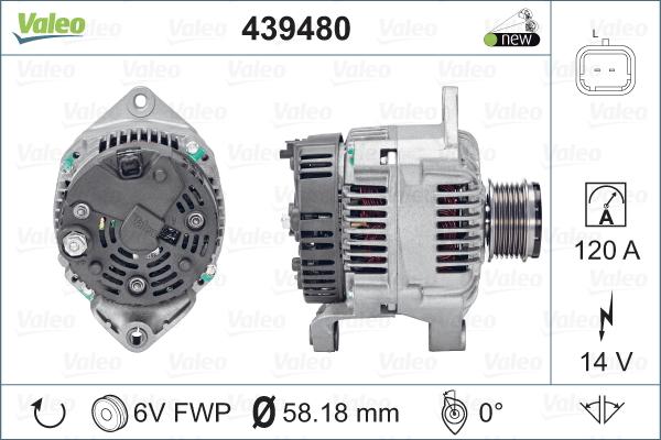 Valeo 439480 - Alternatore autozon.pro