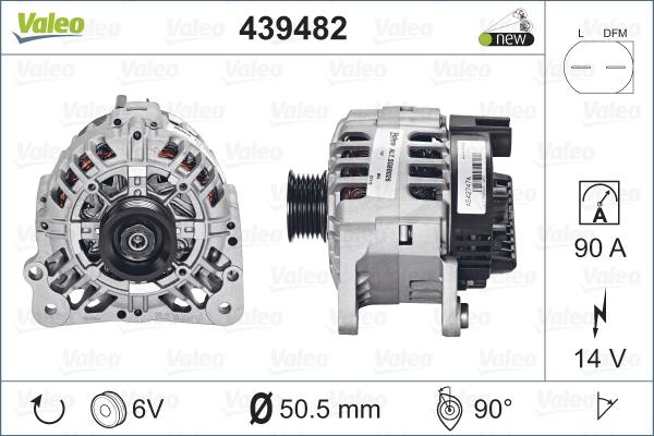 Valeo 439482 - Alternatore autozon.pro