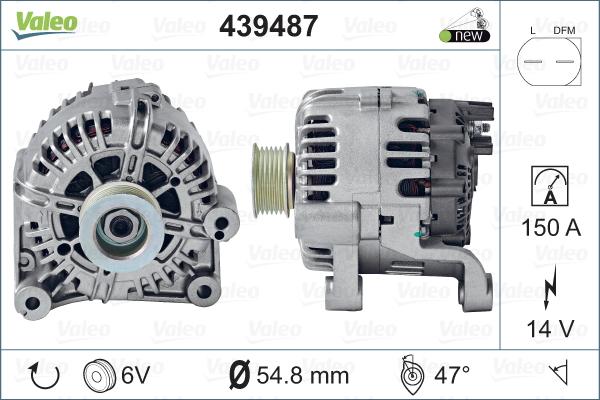 Valeo 439487 - Alternatore autozon.pro