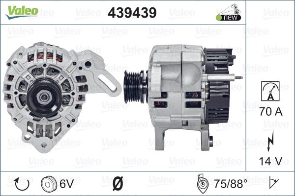 Valeo 439439 - Alternatore autozon.pro