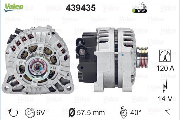 Valeo 439435 - Alternatore autozon.pro