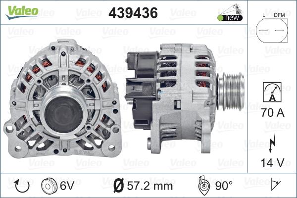 Valeo 439436 - Alternatore autozon.pro