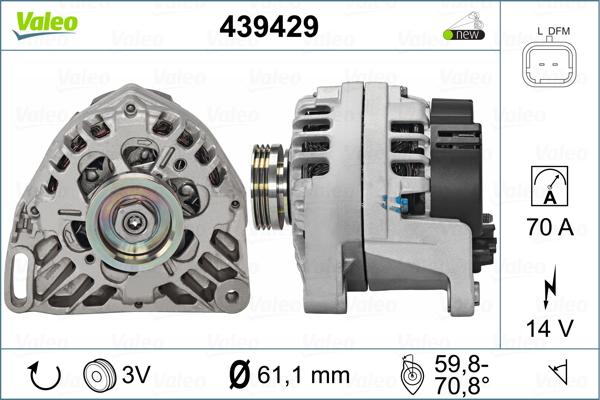 Valeo 439429 - Alternatore autozon.pro