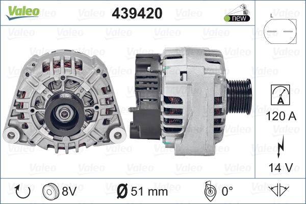 Valeo 439420 - Alternatore autozon.pro