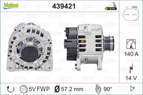 Valeo 439421 - Alternatore autozon.pro