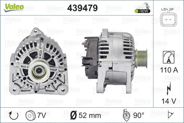 Valeo 439479 - Alternatore autozon.pro