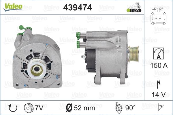 Valeo 439474 - Alternatore autozon.pro