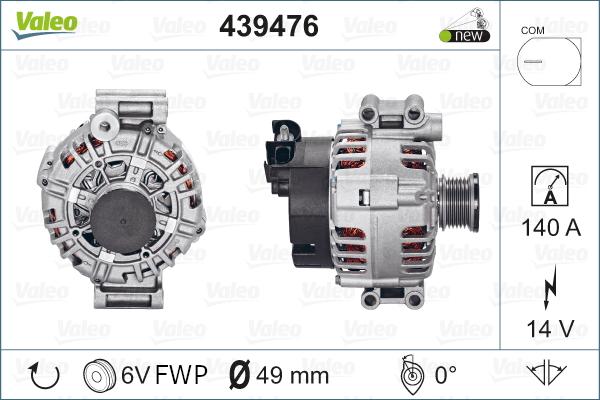 Valeo 439476 - Alternatore autozon.pro