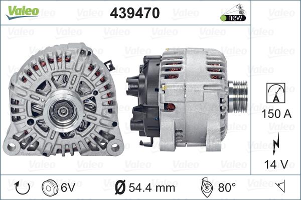 Valeo 439470 - Alternatore autozon.pro