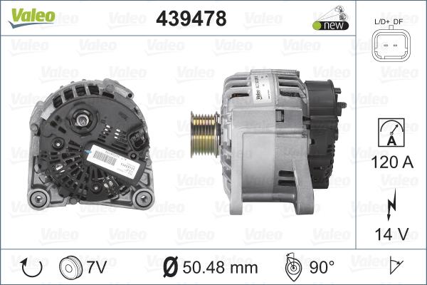 Valeo 439478 - Alternatore autozon.pro