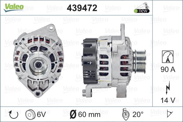 Valeo 439472 - Alternatore autozon.pro