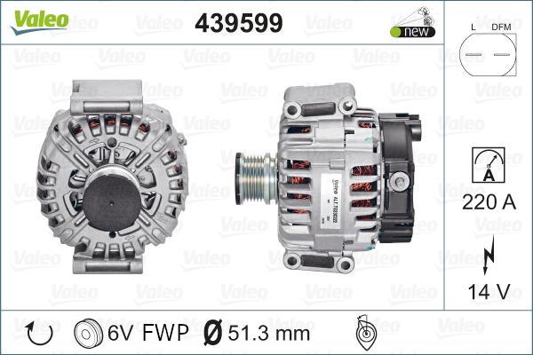 Valeo 439599 - Alternatore autozon.pro