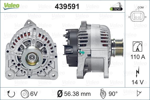 Valeo 439591 - Alternatore autozon.pro