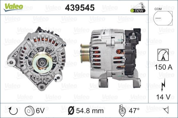 Valeo 439545 - Alternatore autozon.pro