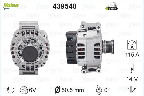 Valeo 439540 - Alternatore autozon.pro