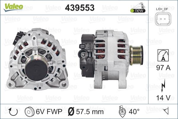 Valeo 439553 - Alternatore autozon.pro