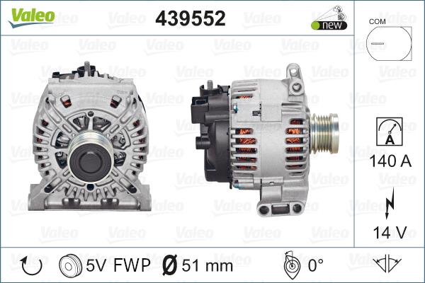 Valeo 439552 - Alternatore autozon.pro