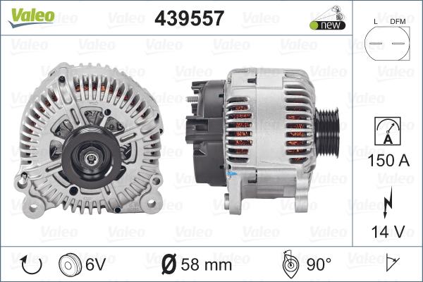 Valeo 439557 - Alternatore autozon.pro