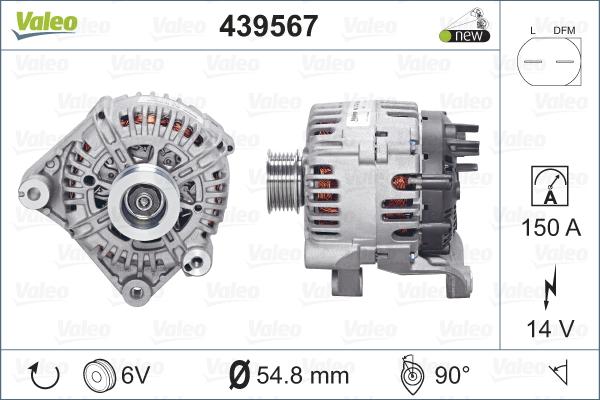 Valeo 439567 - Alternatore autozon.pro