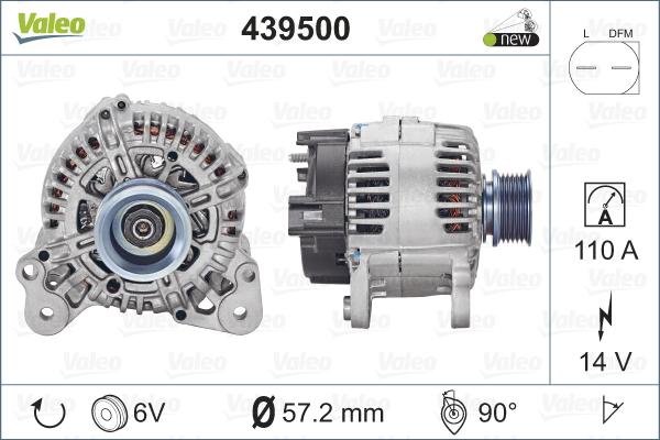 Valeo 439500 - Alternatore autozon.pro