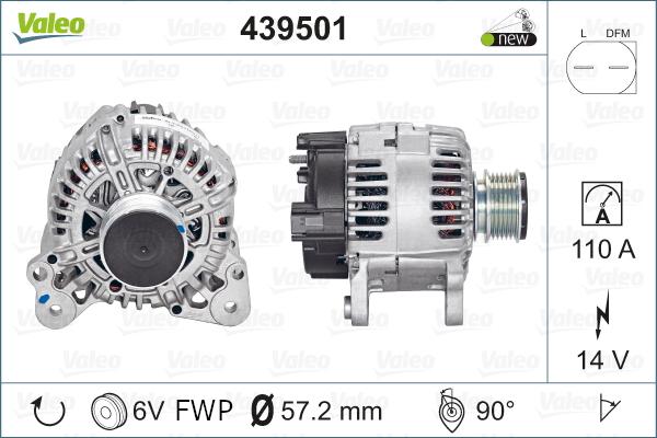 Valeo 439501 - Alternatore autozon.pro