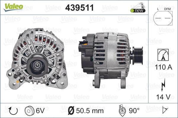 Valeo 439511 - Alternatore autozon.pro