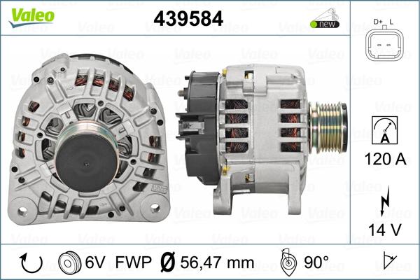 Valeo 439584 - Alternatore autozon.pro