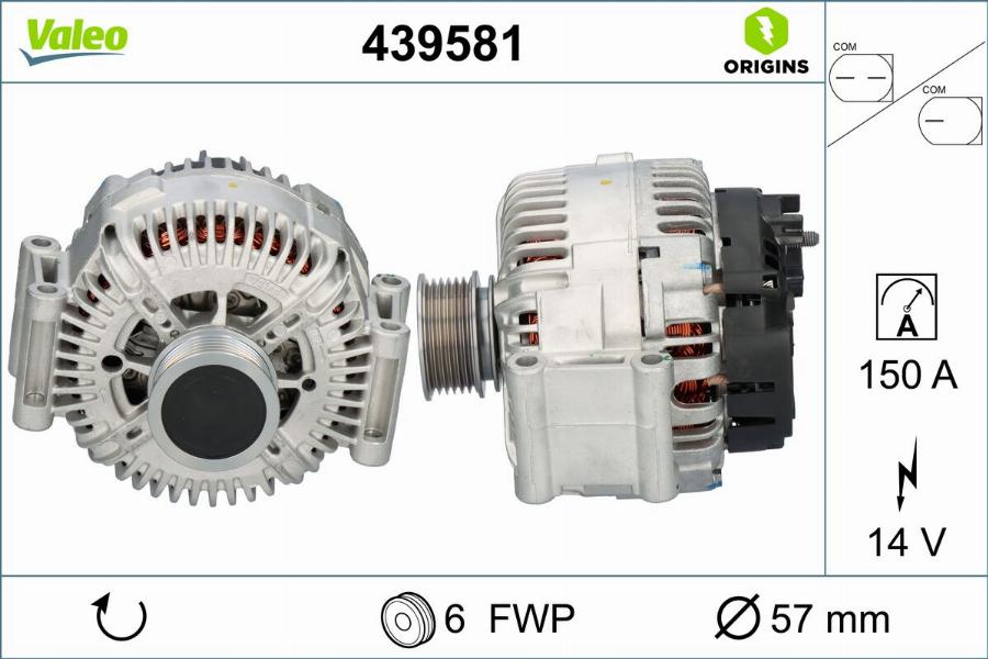 Valeo 439581 - Alternatore autozon.pro