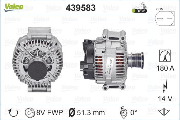 Valeo 439583 - Alternatore autozon.pro