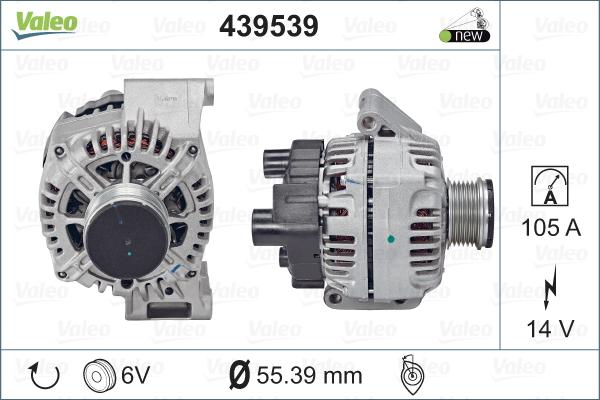 Valeo 439539 - Alternatore autozon.pro