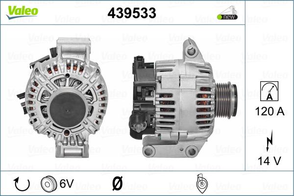 Valeo 439533 - Alternatore autozon.pro