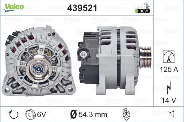 Valeo 439521 - Alternatore autozon.pro