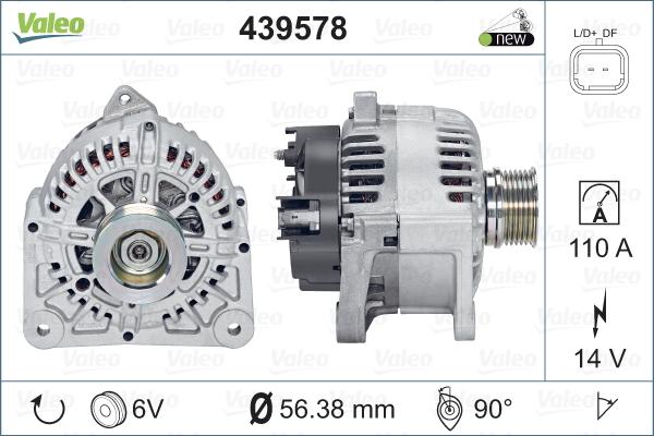 Valeo 439578 - Alternatore autozon.pro