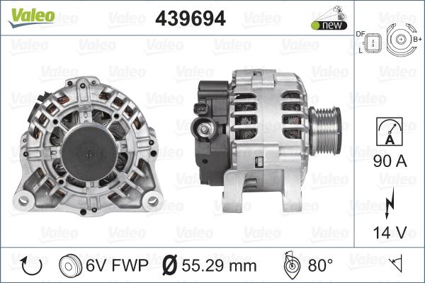 Valeo 439694 - Alternatore autozon.pro