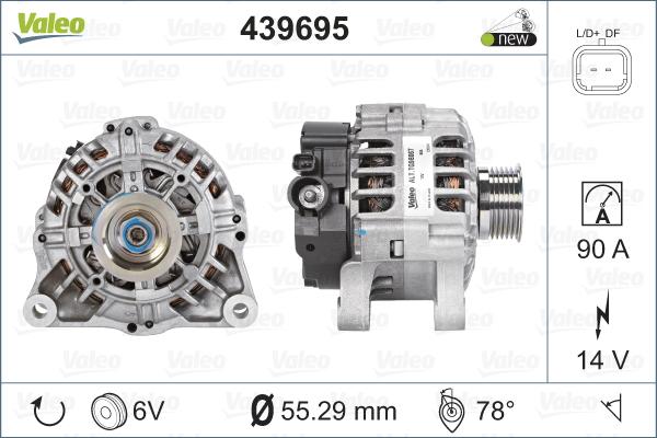 Valeo 439695 - Alternatore autozon.pro