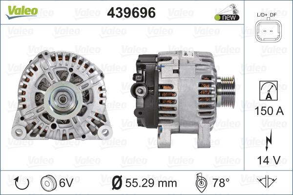 Valeo 439696 - Alternatore autozon.pro