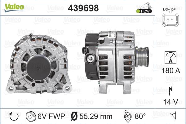 Valeo 439698 - Alternatore autozon.pro